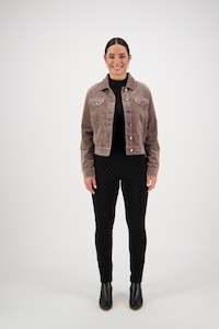 Permanent Collection Jackets: 4051M Core Cord Jacket - Taupe