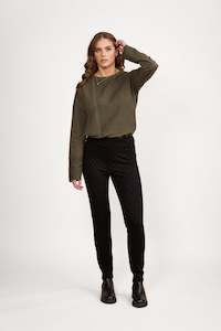 Permanent Collection Pull On Pants: 5903 View Pant - Black