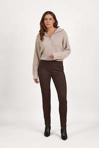Pull On Pants Aw25: 5903 View Pant - Chocolate