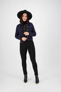 Permanent Collection Jackets: Rider Knit Jacket - Carbon