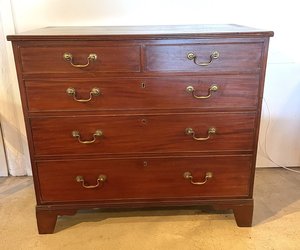 Products: Geo III Mahogany Chest - Vaughan Antiques