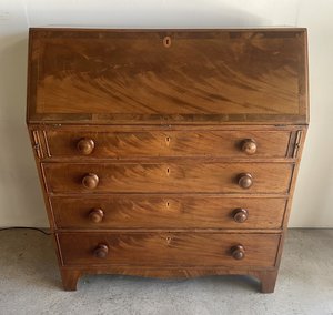 Products: Mahogany Bureau - Vaughan Antiques