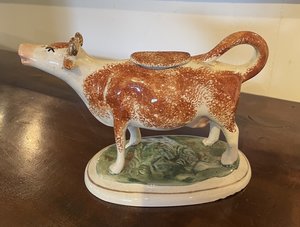 Products: Staffordshire Cow creamer - Vaughan Antiques