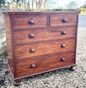 Products: Chest of drawers ,Victorian mahogany original - Vaughan Antiques