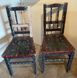 Products: Chairs folk art - Vaughan Antiques