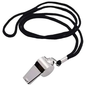 A213       ~ METAL WHISTLE W/LAN INDIV CARD