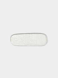 View All Dining: Platter Long White Speckle - Table of Plenty