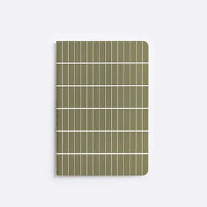 Olive Tile A5 Softcover Notebook