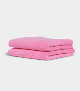 Hand Towels: Hand Towel - Bubblegum