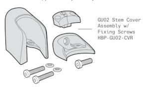 Cervelo: Cervelo Stem Cover Assembly GU02 for P-Series