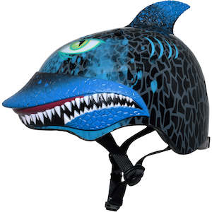Bike Helmets: Raskullz Shark Attack Black/Blue - Child Size