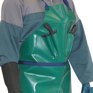 Safety Clothing: Heavy Duty PVC Apron with Leg Buckle