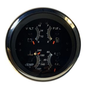 Products: GPS Speedometers 65 MPH (Black Dial/Chrome Bezel)