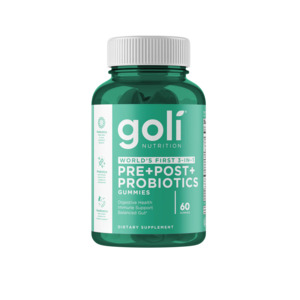 Energy Supplements: Goli Pre Post & Probiotic Gummies - 60 Soft Chew