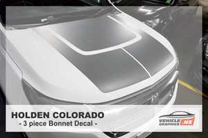 Holden Colorado 3 Piece Bonnet Graphic Kit Vehicle Graphics NZ
