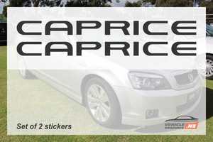 Holden Caprice Text Decal Holden Decals Vehicle Graphics NZ