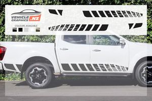 Navara Sports Side Stripes Graphic Kit Nissan Vehicle Decals
