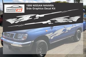 1999 Nissan Navara Side Graphics Decal Kit Nissan Vehicle Decals