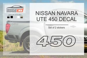 Nissan Navara UTE 450 Decals Nissan Vehicle Decals Vehicle Graphics