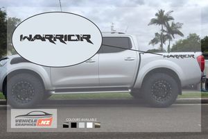 Nissan Navara Warrior Side Bed Decals Nissan Vehicle Decals