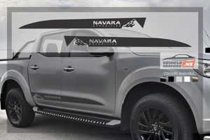 Nissan Navara Mountain Side Stripes Decals Nissan Vehicle Decals