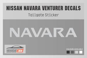Nissan Venturer Navara Cut Lettering Decal Nissan Vehicle Decals