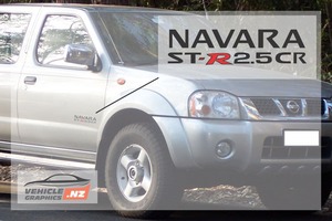 Nissan Navara ST-R 2.5CR Side Door Decal Nissan Vehicle Decals