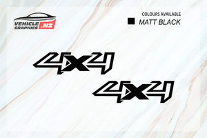 4x4 Black Generic Vehicle Decals 4x4 Decals Vehicle Graphics NZ