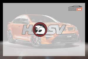 Products: Holden Commodore HSV Decal Holden Vehicle Decal Vehicle Graphics