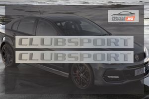 Products: Holden Commodore Clubsport Decal Holden Vehicle Decal
