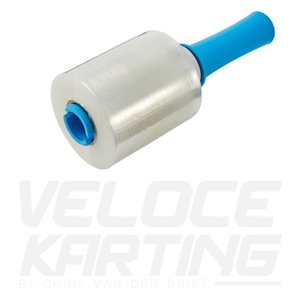 Products: Tyre Wrap 100mm x 250m Clear Handheld - Veloce Karting PDB Racing Team New Zealand