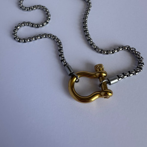 Silver Box Chain Necklace