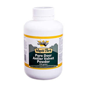 Wapiti Park: Pure Deer Antler Velvet Powder 250gms