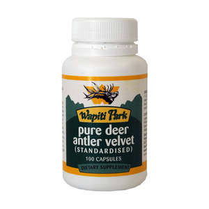 Wapiti Park: Pure Deer Antler Velvet (Standardised) 100 x 500mg