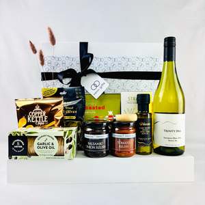 Valentines Gifts Copy: The Shared Table | Wine & Grazing Platter Gift Box