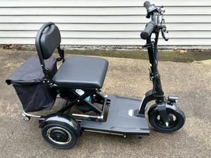 Products: NEW PRODUCT. CTS600 Folding travel scooter Black Venture Scooters
