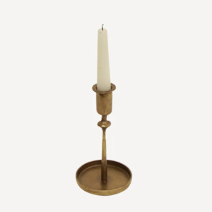 Products: Raine Taper Gold Candleholder
