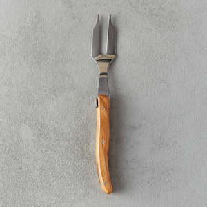 Laguiole: Olive Wood Cheese Fork