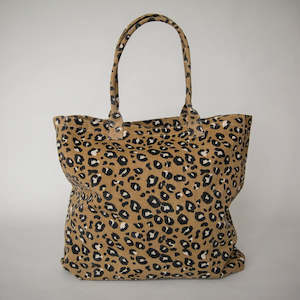 Sophie: Great Big Bag | Leopard Camel
