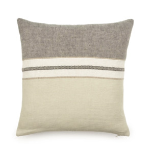 Cushions: Belgian Cushion | Beeswax Stripe