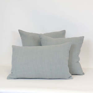 Cushions: Linen Cushion  |  Duck Egg