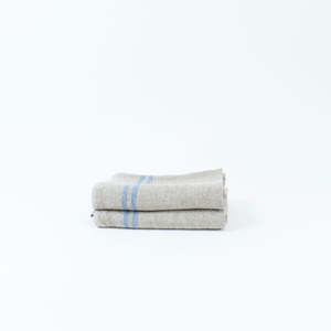 Country Tea Towel | Natural/Blue