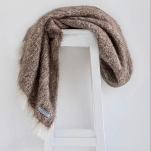 Alpaca Throw  |  Pumice