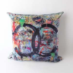 Art Cushion Velvet Coco | Black