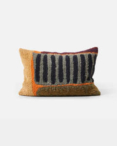 Maja Woollen Cushion with Feather Inner | Multi