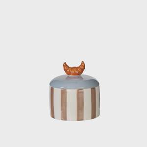 Colette Croissant Stripe Cannister