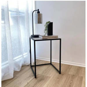 Furniture: Sara Bedside Table | White/Black
