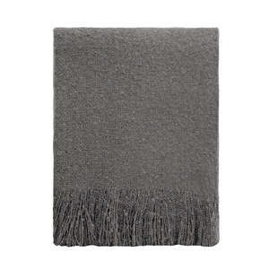 Throws Rugs: Cosy Throw | Charcoal 130 x 170cm