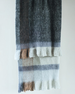 Bivio Throw | Graphite/Sienna 130 x 240