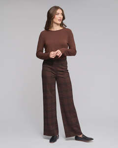 Vassalli 235 Loft Ponti Pull on Pant | Cherry